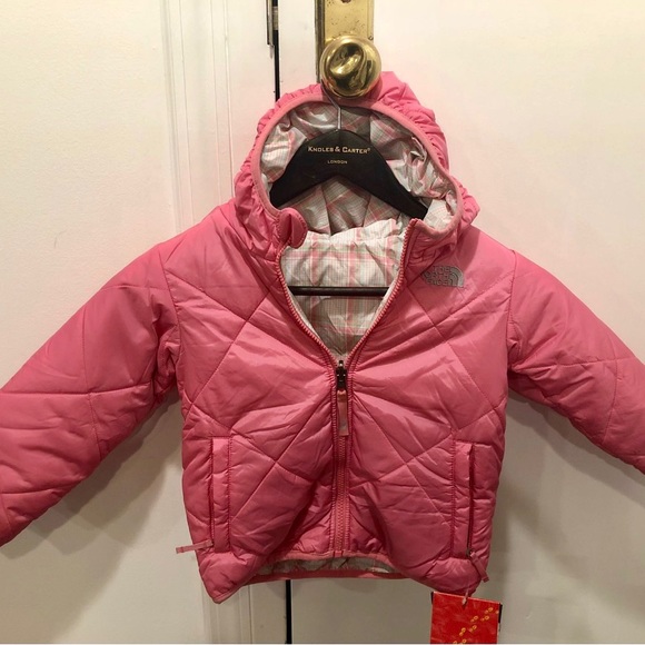 The North Face Girls Toddler 3t reversible jacket - Picture 1 of 7